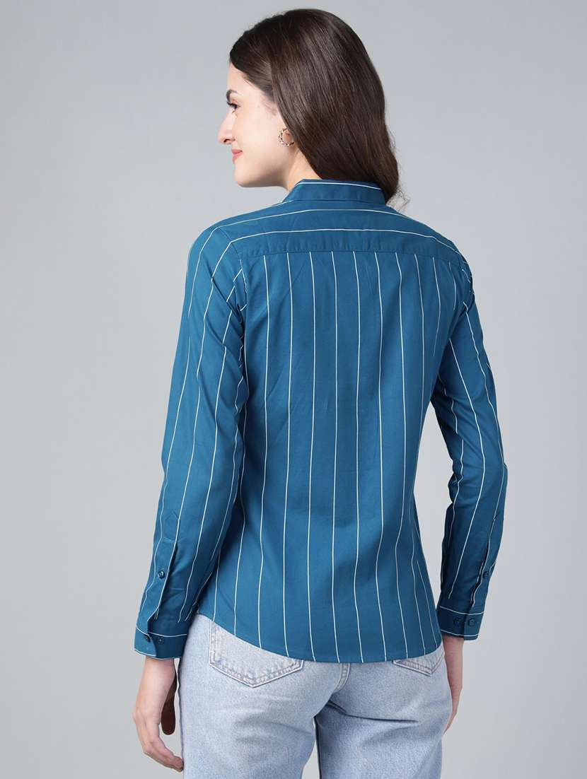 women collared long sleeve regular fit shirt - 22038846 -  Standard Image - 3