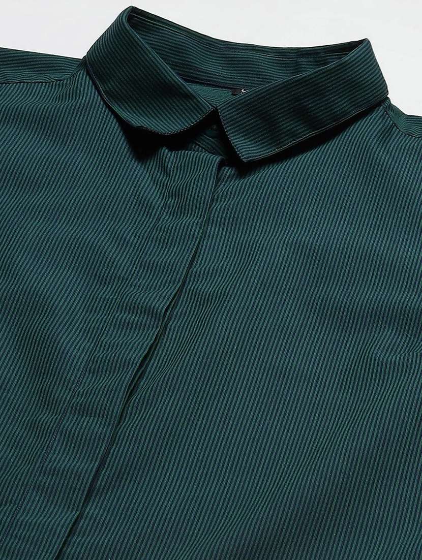 women collared long sleeve regular fit shirt - 22038852 - Standard Image - 3