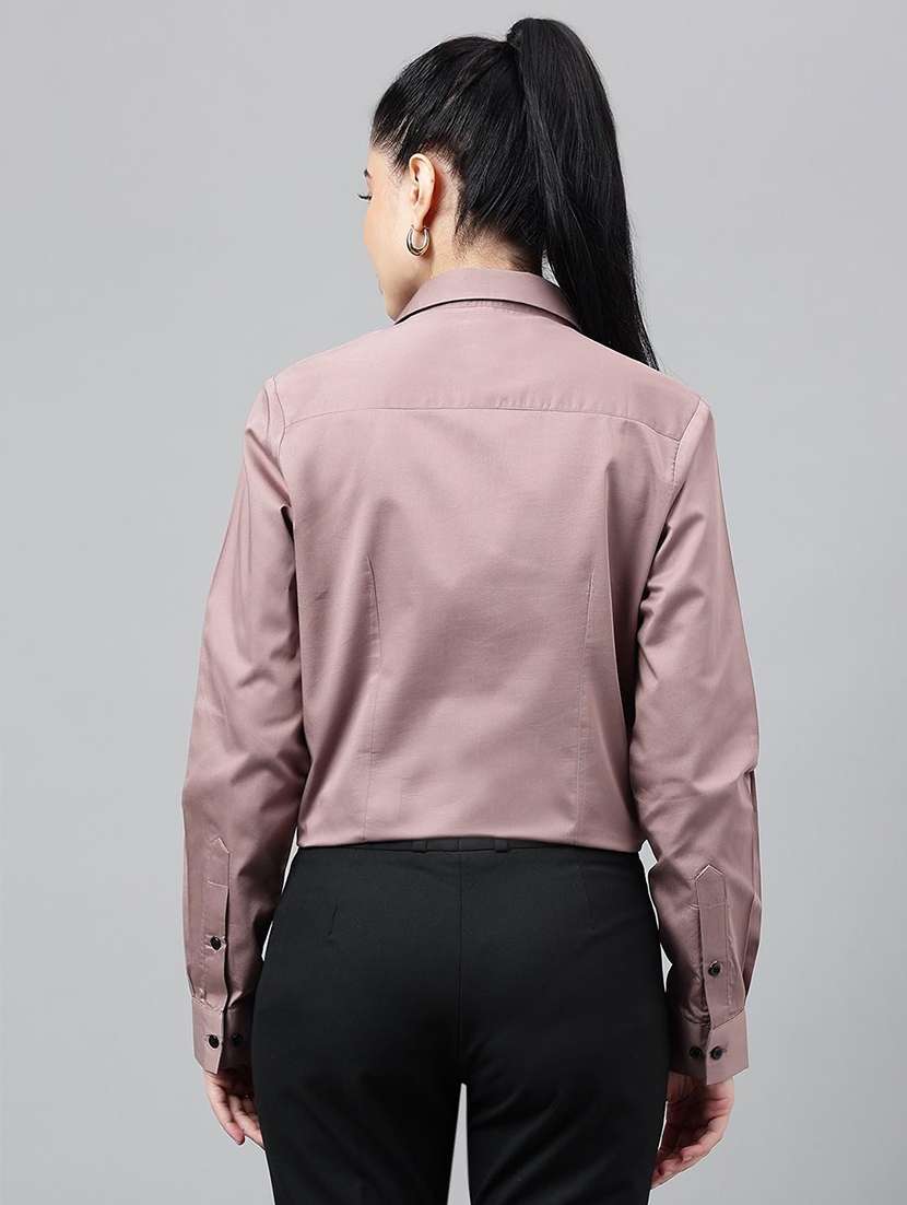 women collared long sleeve regular fit shirt - 22038861 -  Standard Image - 3