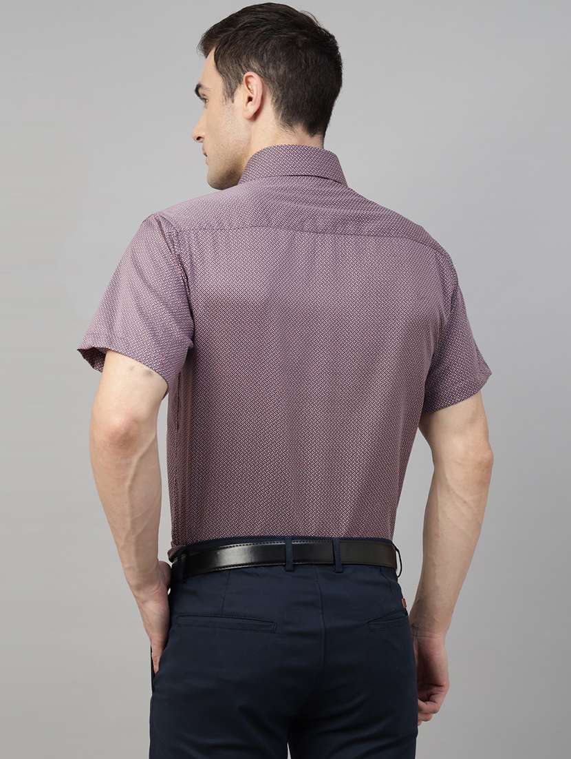 men printed collared short sleeve shirt - 22039066 -  Standard Image - 3