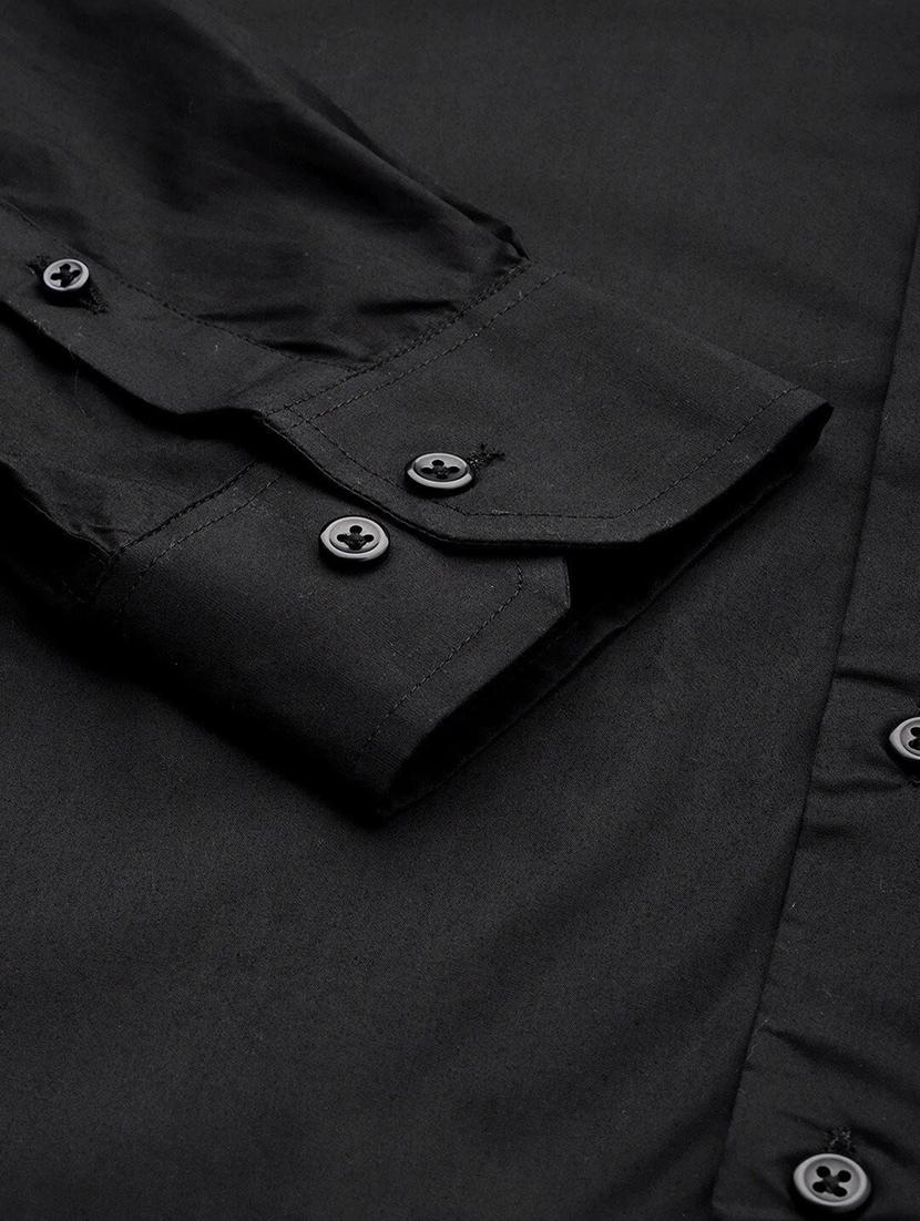 men solid collared long sleeve shirt - 22039067 - Standard Image - 3