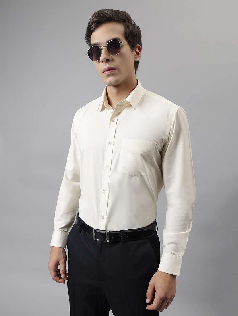 men solid long sleeve regular fit t-shirt