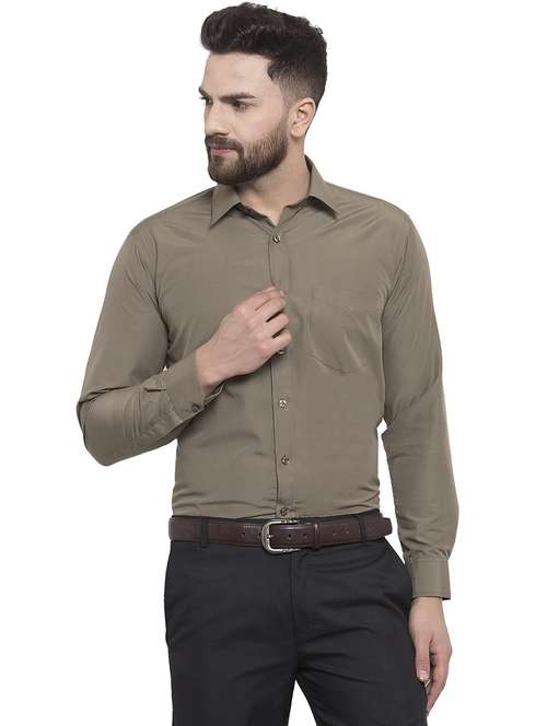 men solid long sleeve regular fit t-shirt - 22039105 -  Standard Image - 0