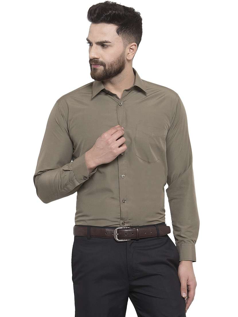 men solid long sleeve regular fit t-shirt - 22039105 -  Zoom Image - 0