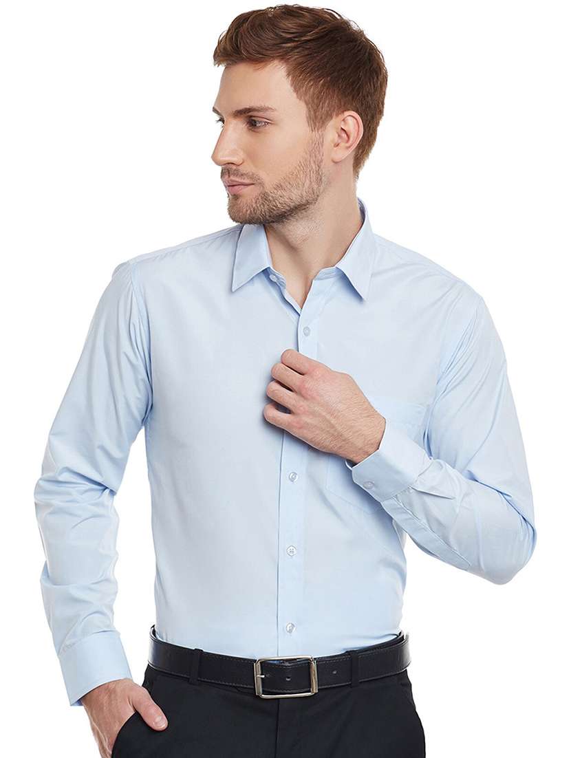 men solid long sleeve regular fit t-shirt