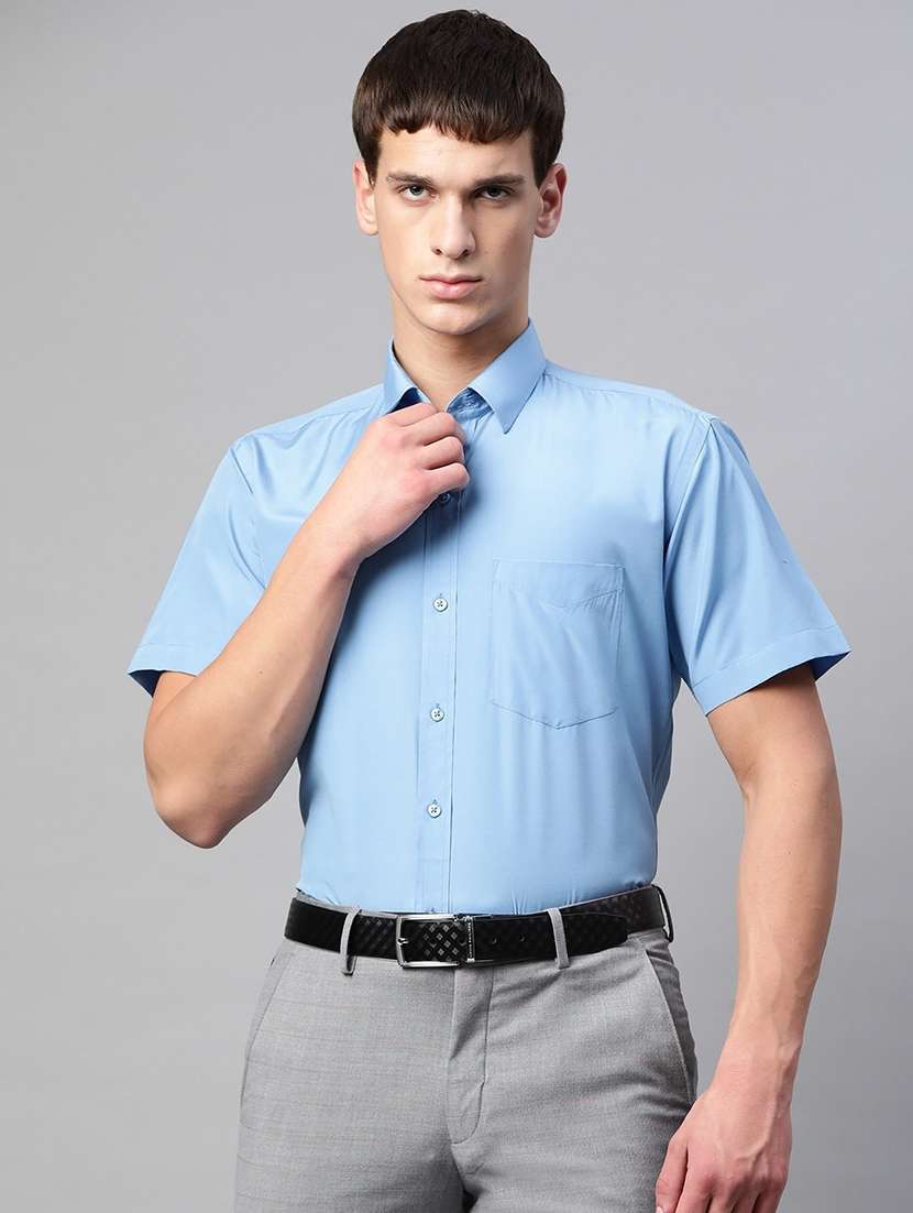 men solid short sleeve regular fit t-shirt