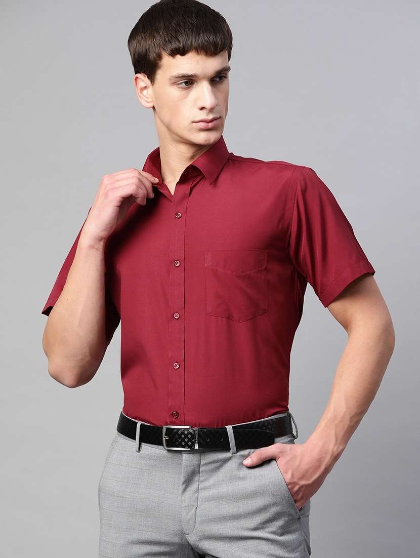men solid short sleeve regular fit t-shirt