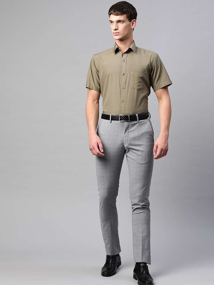 men solid short sleeve regular fit t-shirt - 22039120 -  Standard Image - 3