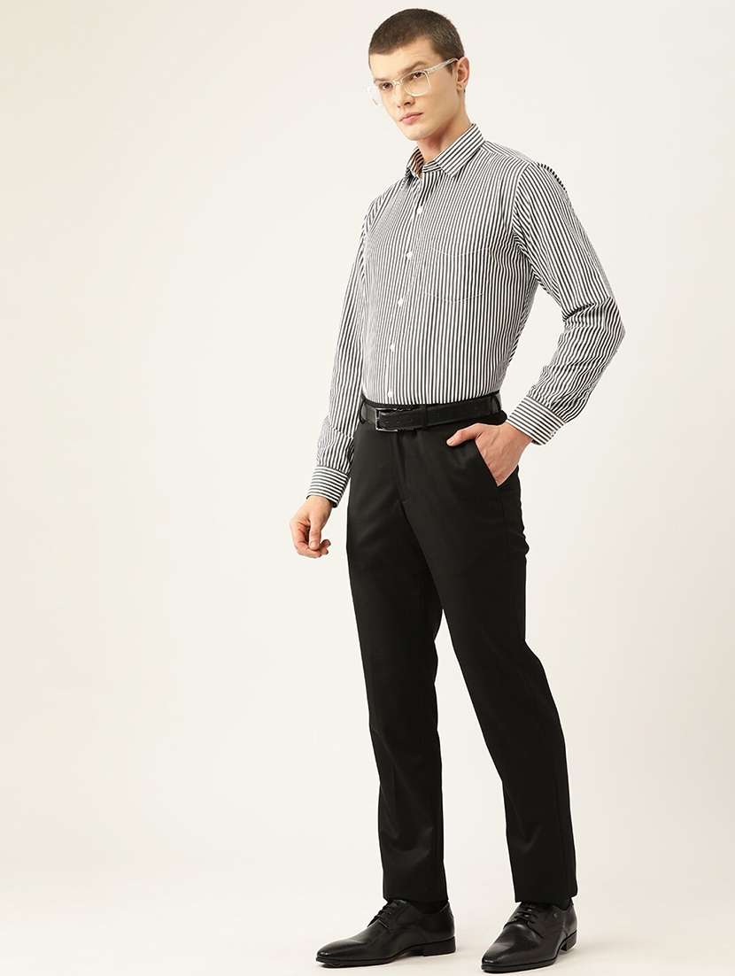 men striped long sleeve regular fit t-shirt - 22039124 -  Standard Image - 3