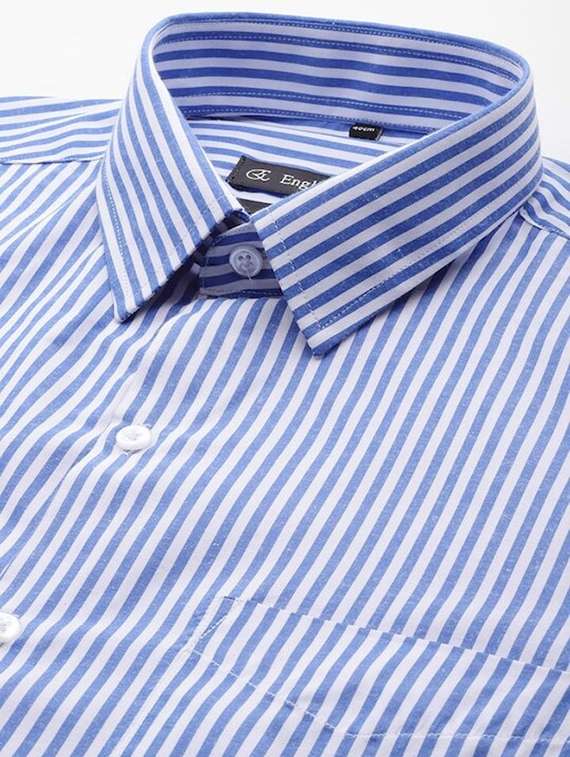 men striped long sleeve regular fit t-shirt - 22039125 -  Standard Image - 3