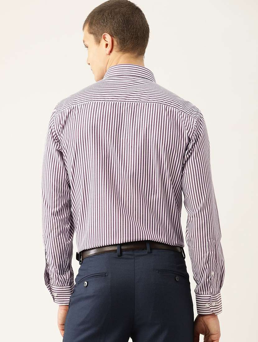 men striped long sleeve regular fit t-shirt - 22039127 -  Standard Image - 3