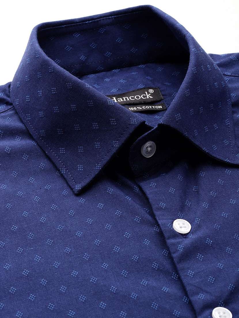 men printed collared long sleeve shirt - 22039300 -  Standard Image - 3