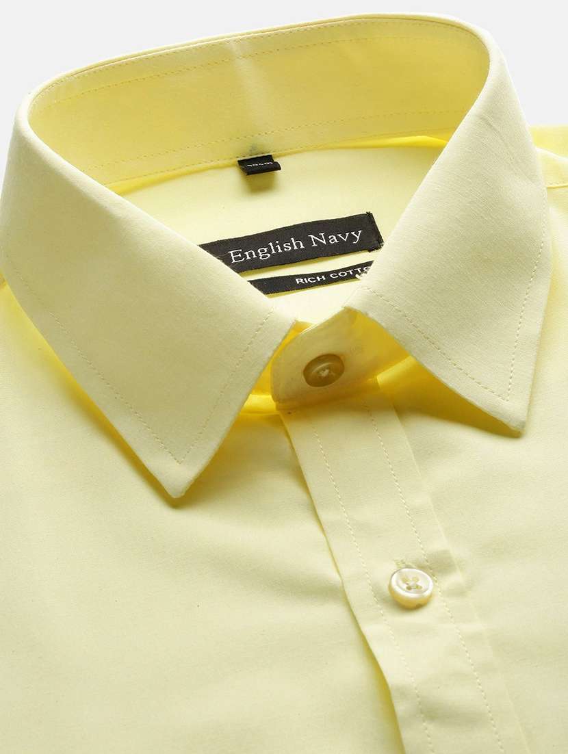 men solid collared long sleeve shirt - 22039362 -  Standard Image - 3