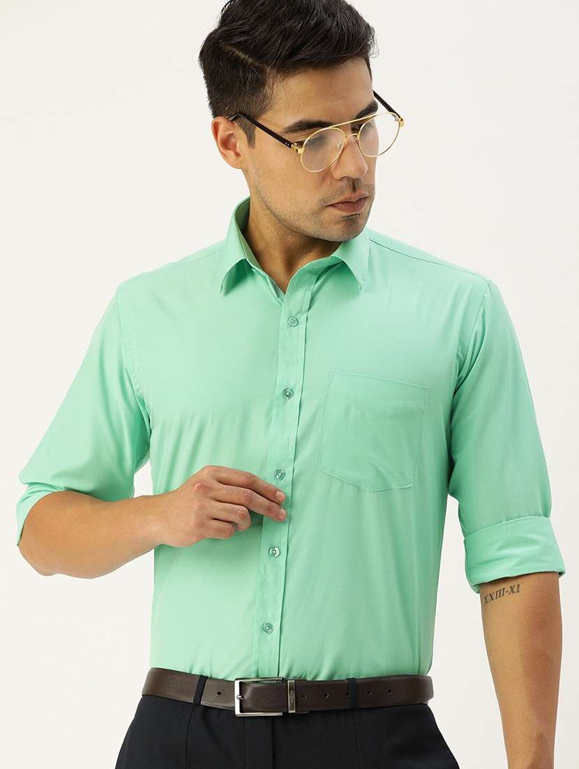 men solid long sleeve regular fit t-shirt