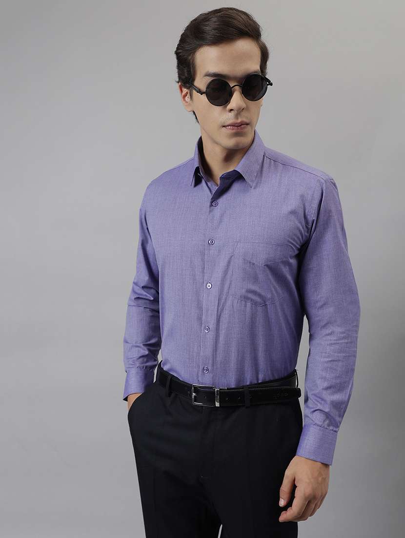 men solid long sleeve regular fit t-shirt