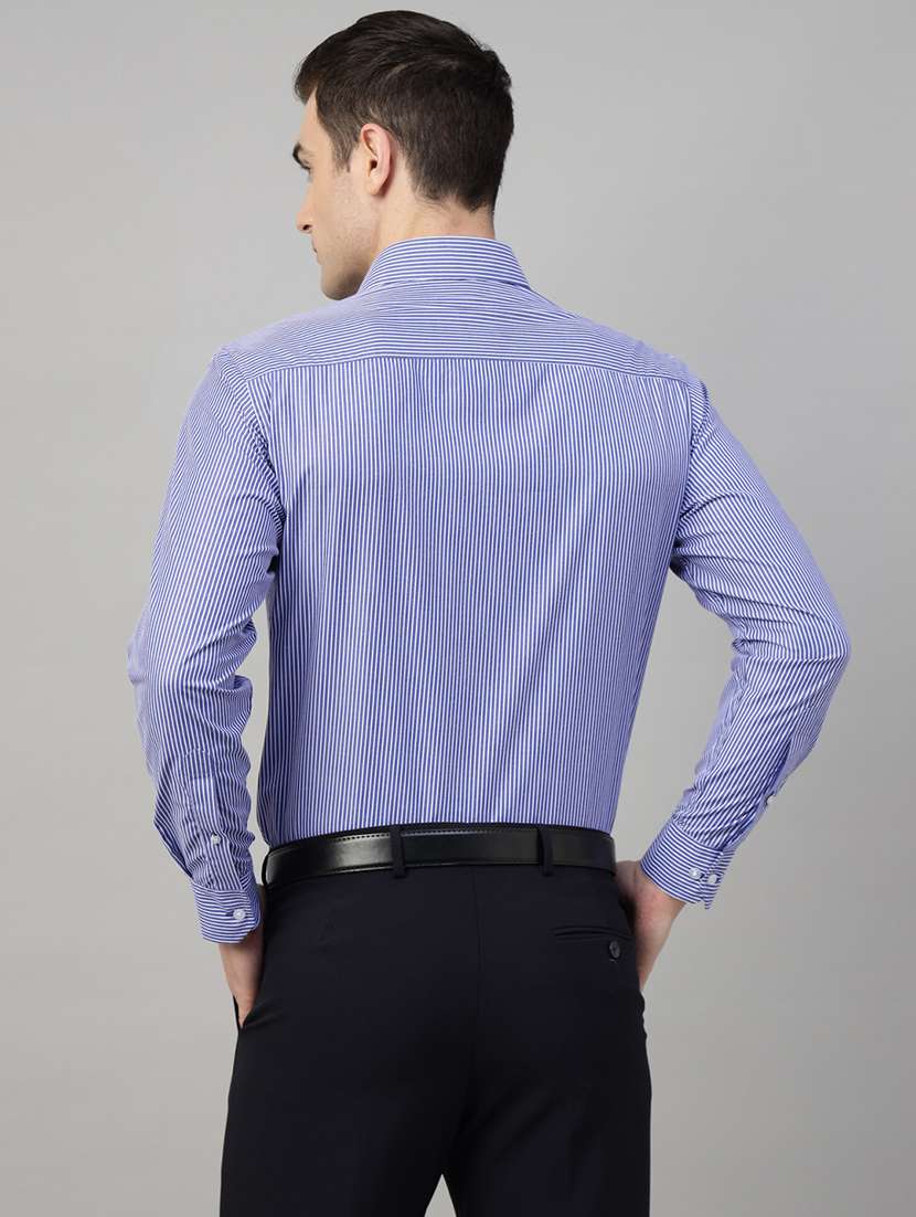 men striped long sleeve regular fit t-shirt - 22039423 -  Standard Image - 3