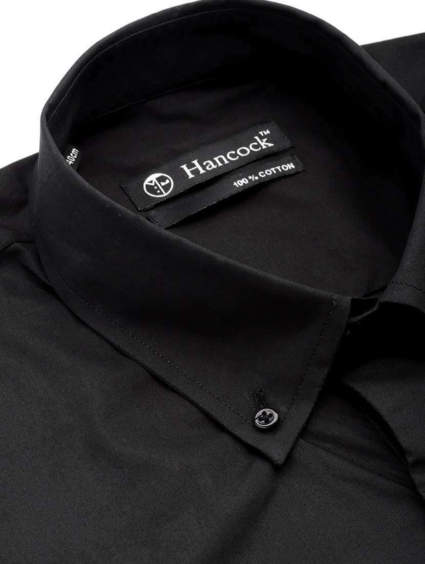 men solid collared long sleeve shirt - 22039424 -  Standard Image - 3