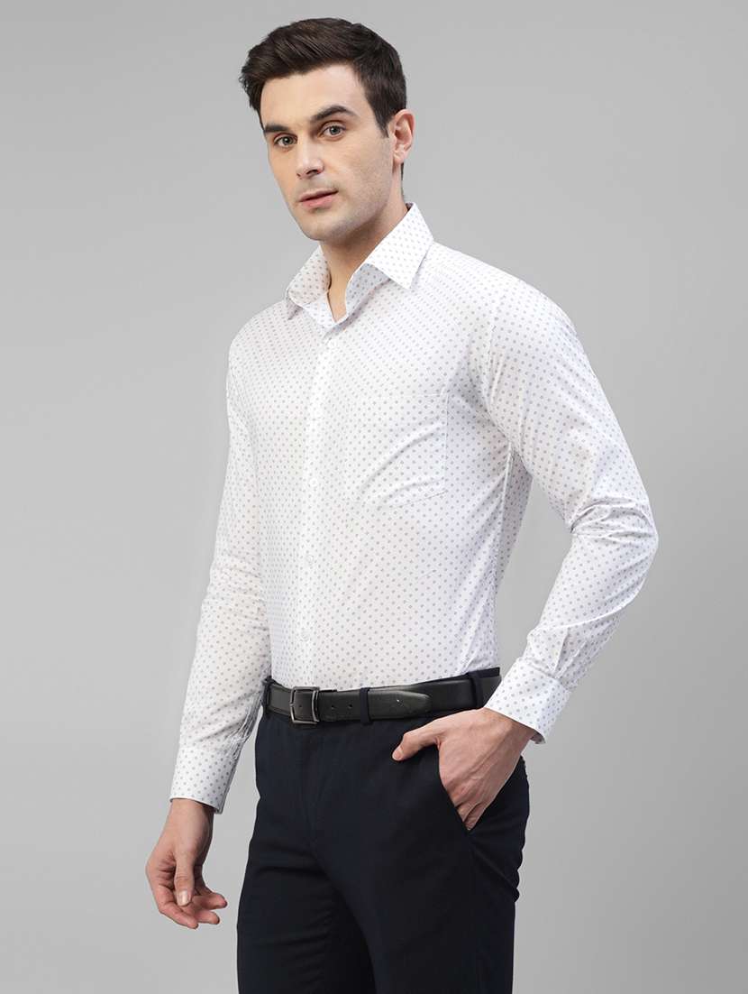 men printed collared long sleeve shirt - 22039456 -  Zoom Image - 0
