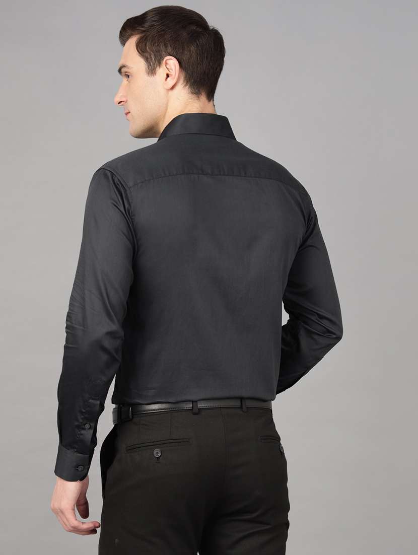 men printed collared long sleeve regular fit shirt - 22039484 -  Standard Image - 3