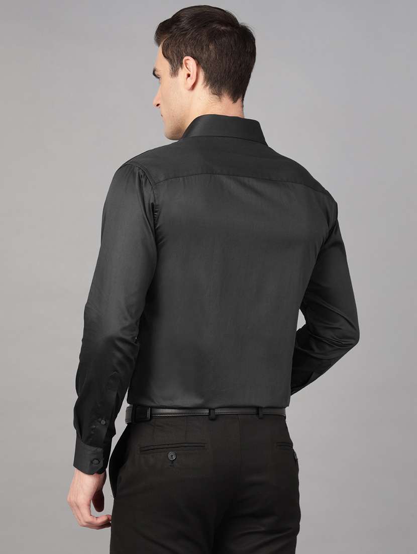 men printed collared long sleeve shirt - 22039485 -  Standard Image - 3