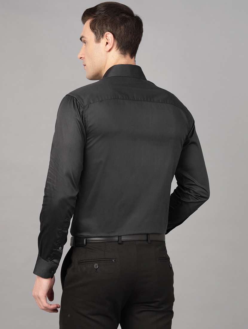 men printed collared long sleeve shirt - 22039486 -  Standard Image - 3