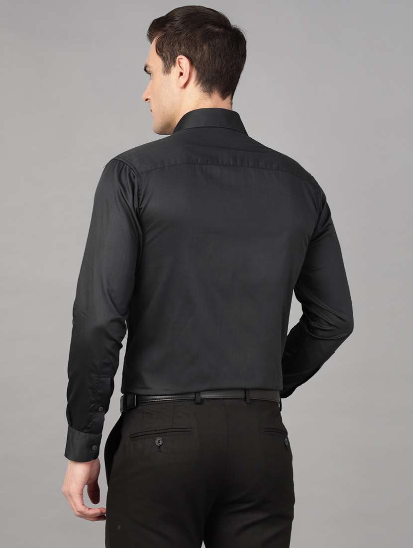 men printed collared long sleeve shirt - 22039487 -  Standard Image - 3