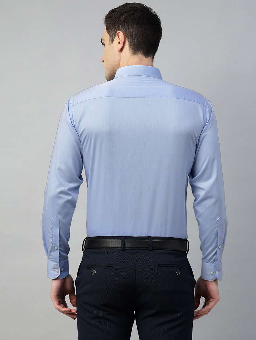 men solid collared long sleeve shirt - 22039589 -  Standard Image - 3