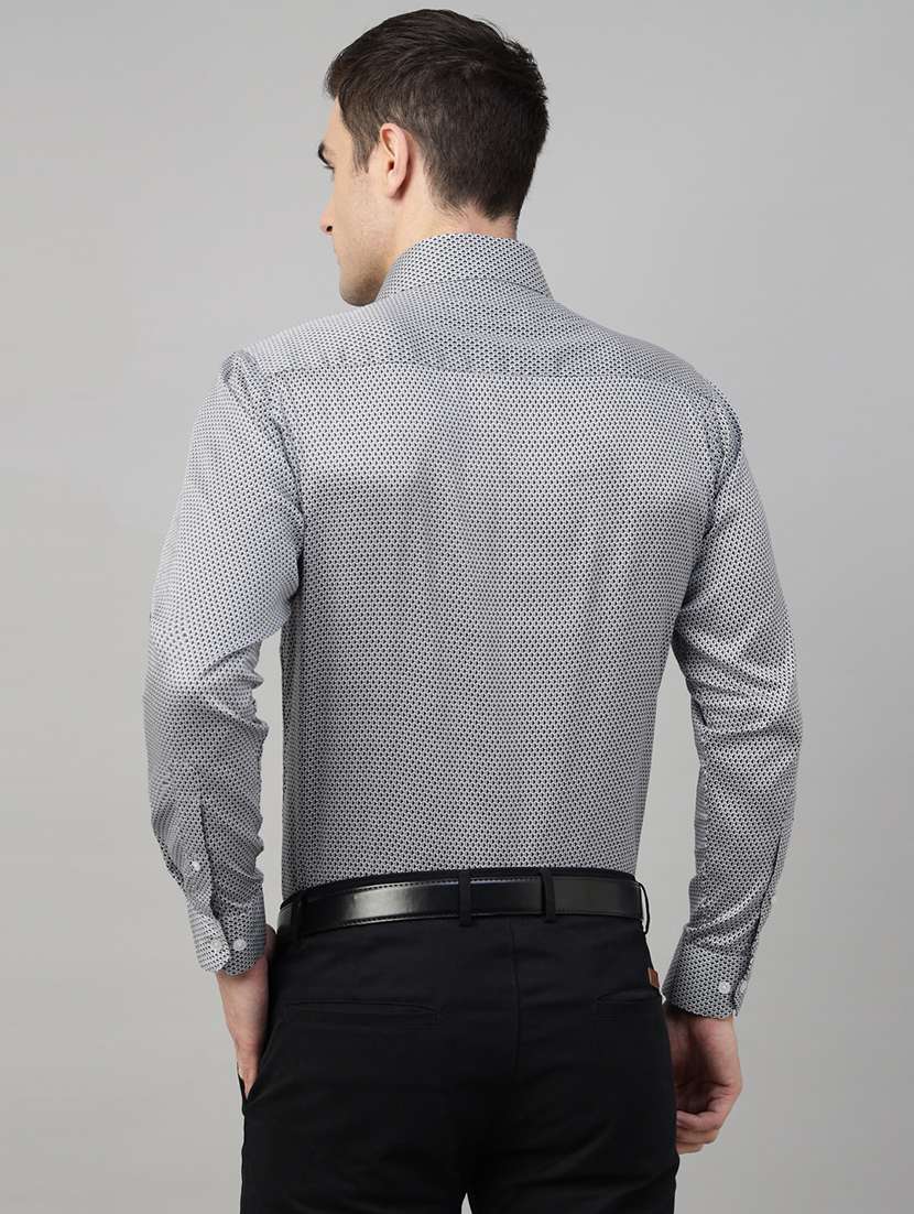 men collared long sleeve regular fit shirt - 22039617 -  Standard Image - 3