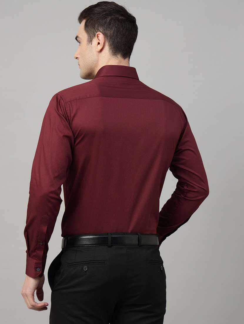 men collared long sleeve regular fit shirt - 22039618 -  Standard Image - 3