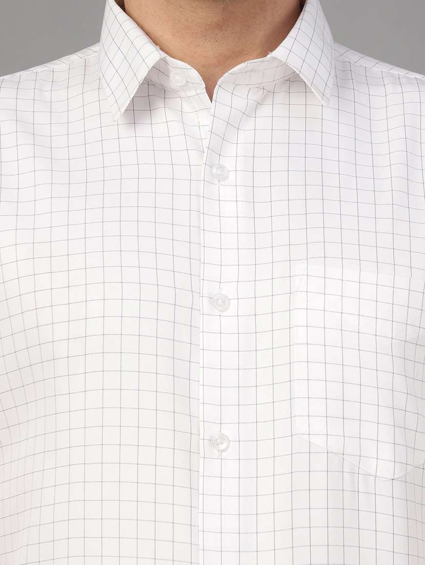men checkered collared long sleeve shirt - 22039628 -  Standard Image - 3