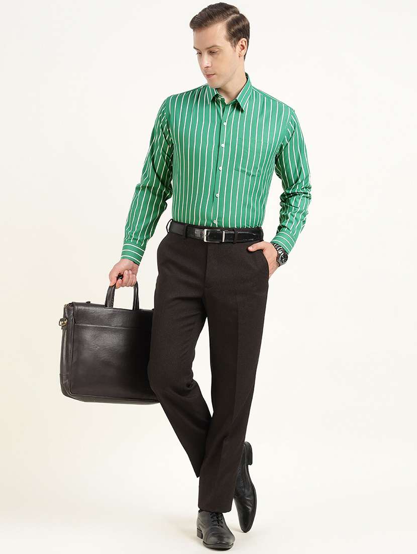 men collared long sleeve regular fit shirt - 22039661 -  Standard Image - 3