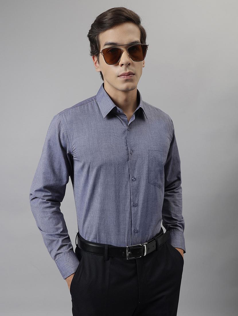 men solid long sleeve regular fit t-shirt