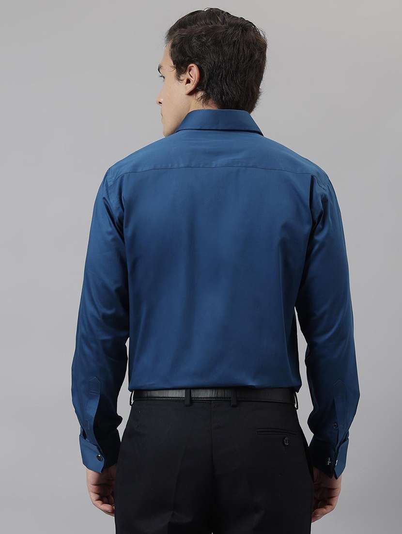 men collared long sleeve regular fit shirt - 22039701 -  Standard Image - 3