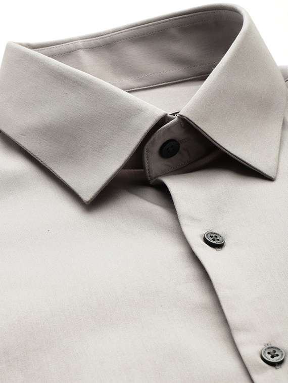 men collared long sleeve regular fit shirt - 22039704 -  Standard Image - 3