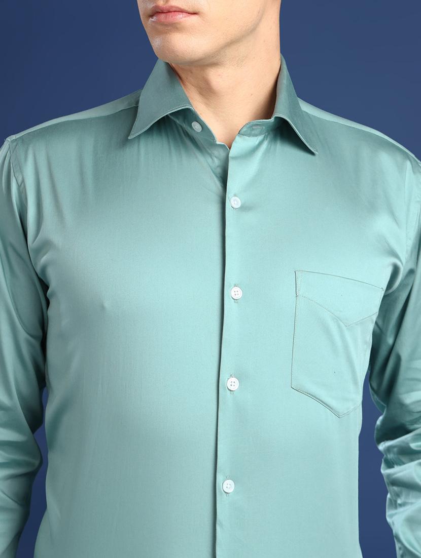 men solid collared long sleeve shirt - 22039715 - Standard Image - 3