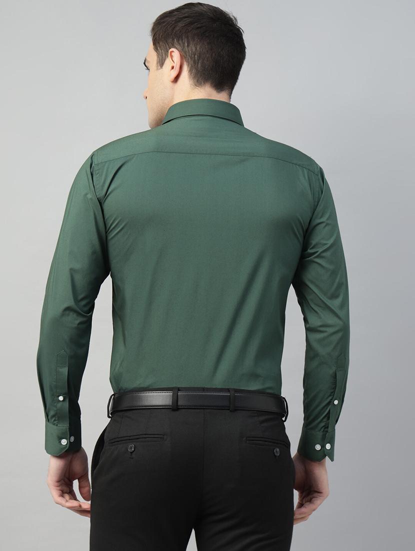 men solid collared long sleeve shirt - 22039716 - Standard Image - 3