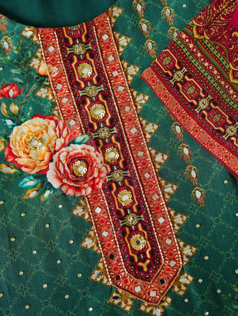 women printed kurta and pant with dupatta set - 22039752 - Standard Image - 5