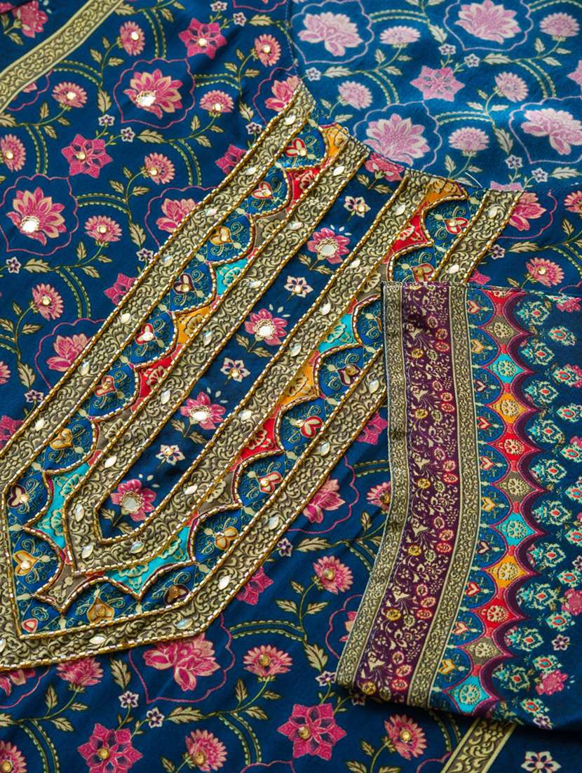 women printed kurta and pant with dupatta set - 22039756 -  Standard Image - 5