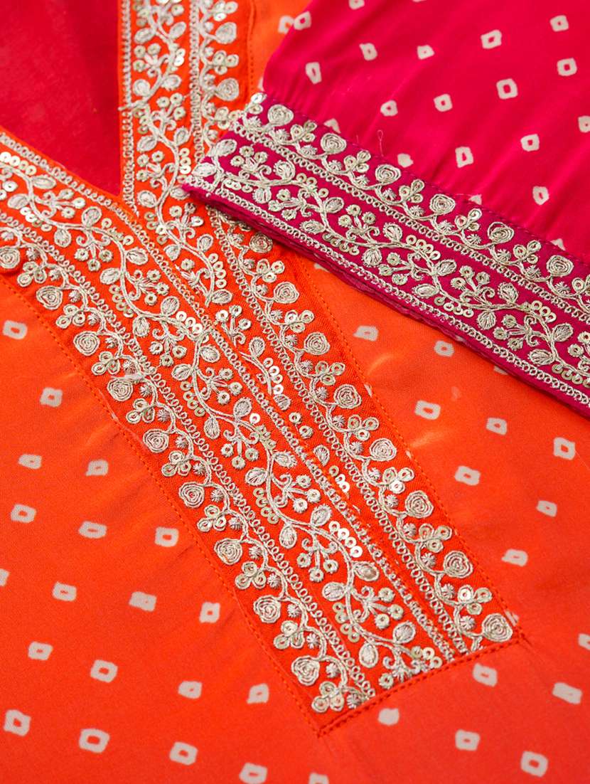 women printed kurta and pant with dupatta set - 22039761 - Standard Image - 5