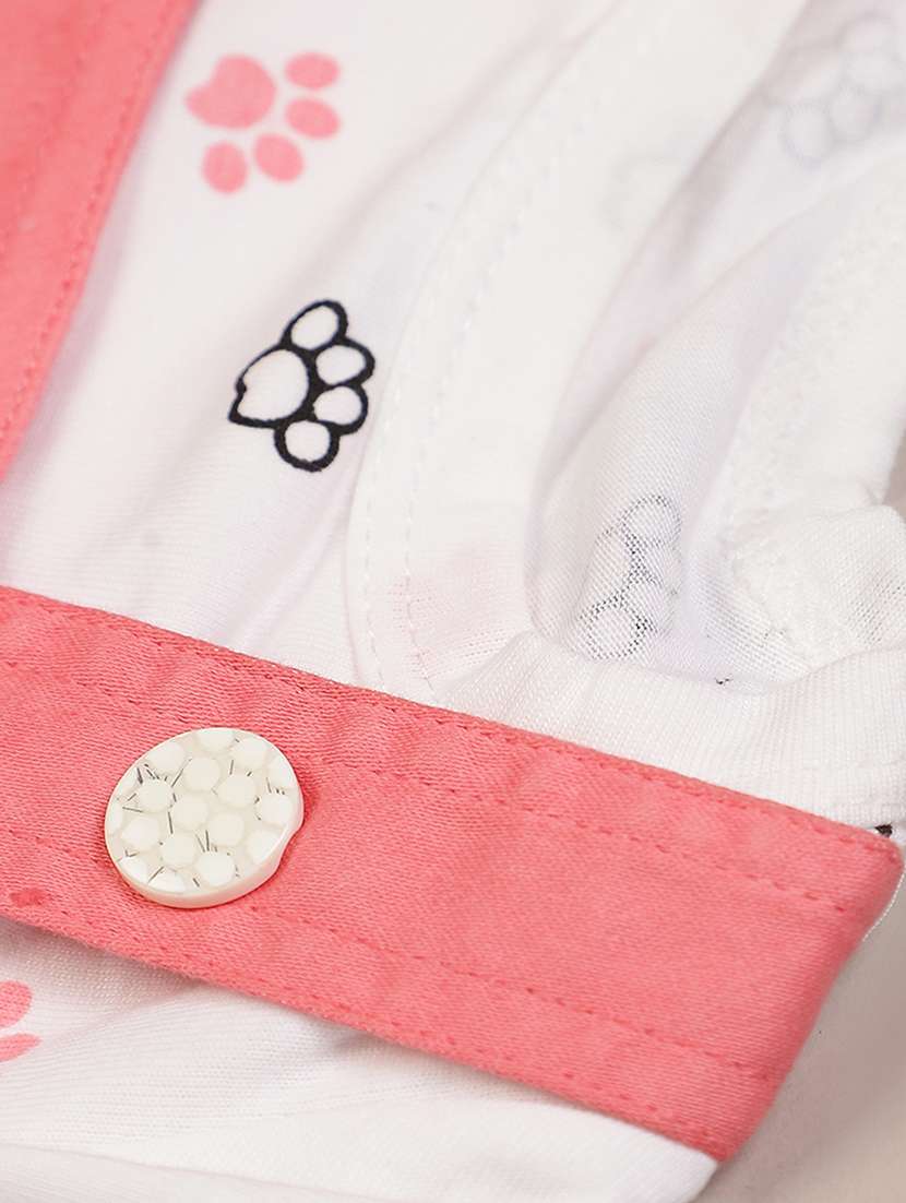 girls printed round neck full length set - 22040320 -  Standard Image - 3