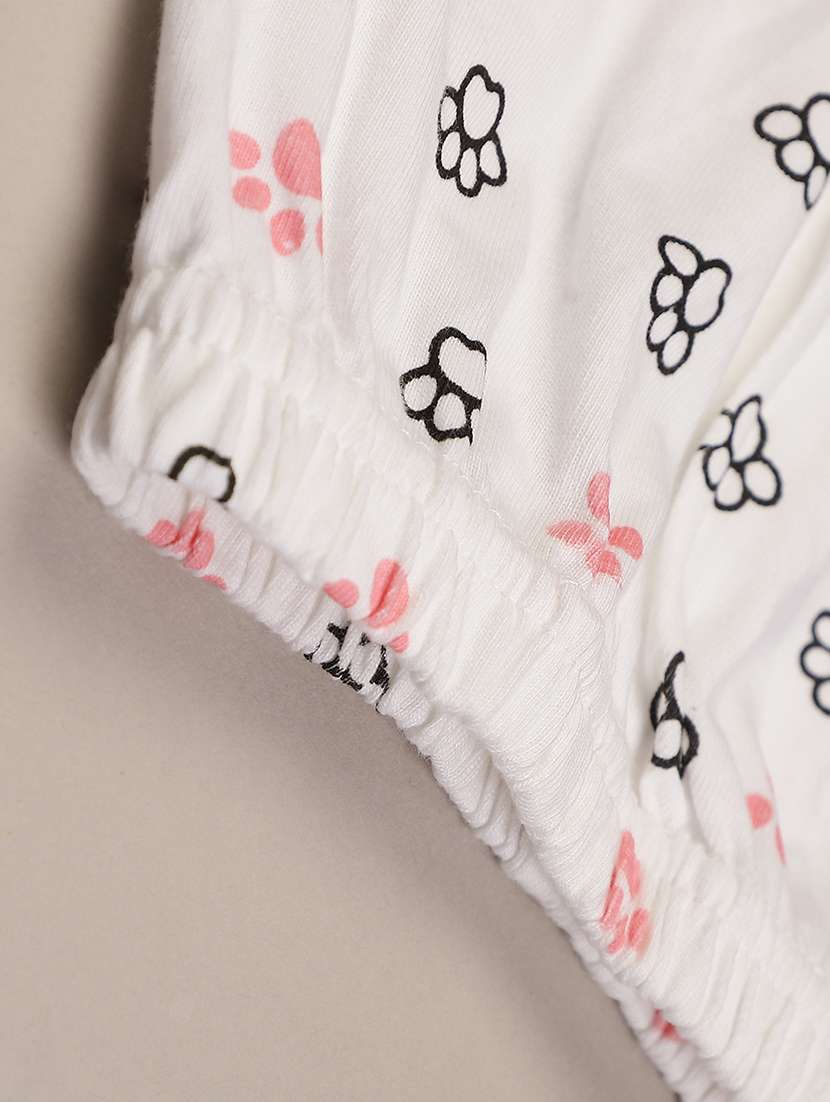 girls printed round neck full length set - 22040320 -  Standard Image - 5