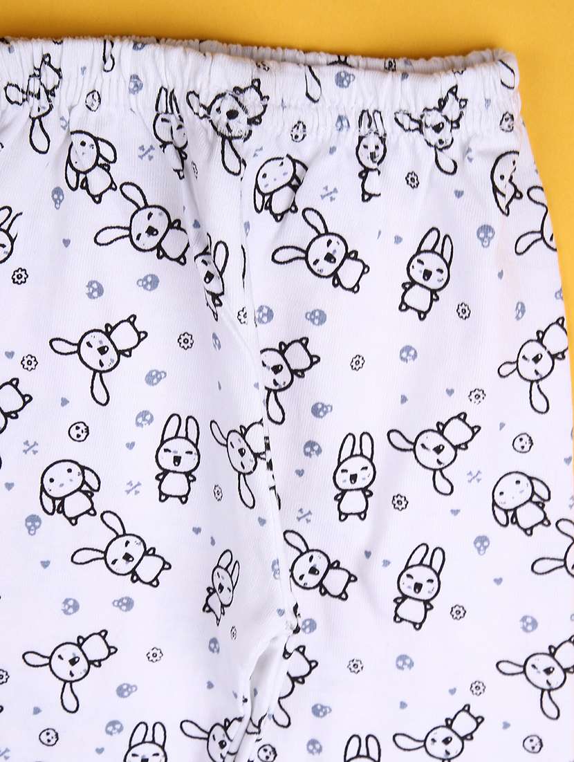 girls printed round neck full length set - 22040327 -  Standard Image - 3