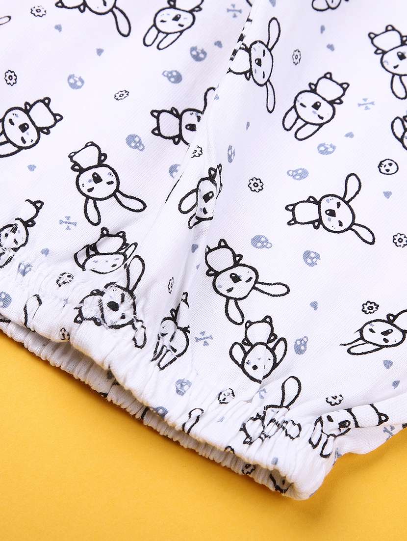 girls printed round neck full length set - 22040327 -  Standard Image - 5