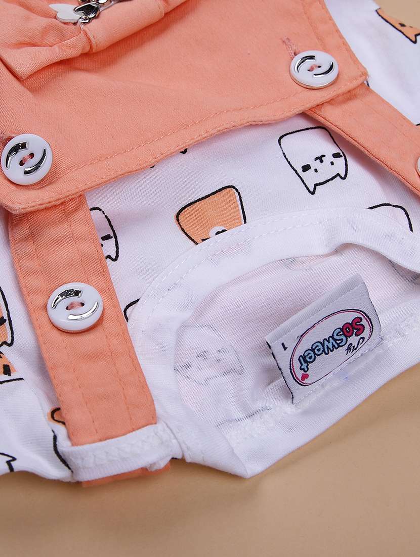 girls printed top and trouser co-ord set - 22040330 -  Standard Image - 3