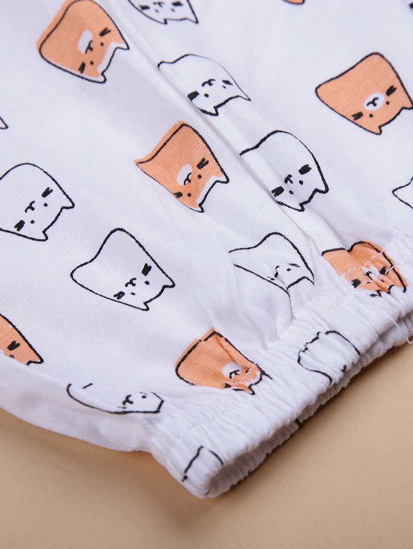 girls printed top and trouser co-ord set - 22040330 -  Standard Image - 5