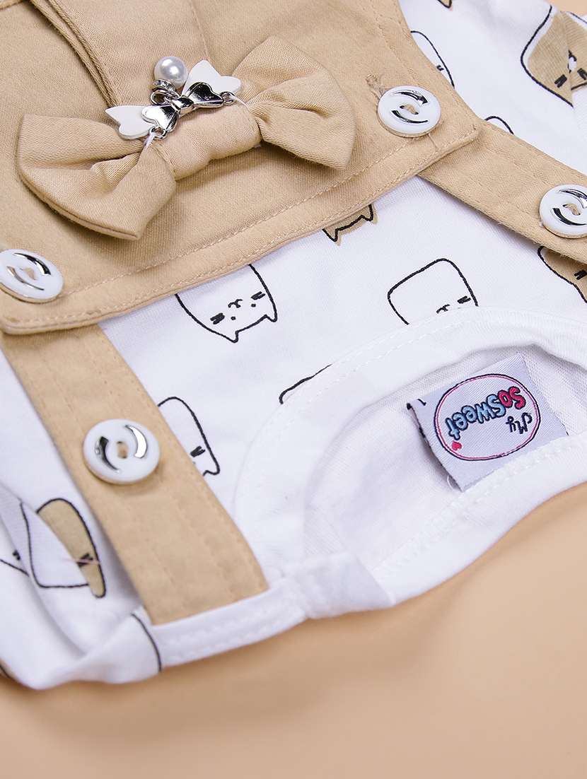 girls printed round neck full length set - 22040331 -  Standard Image - 3