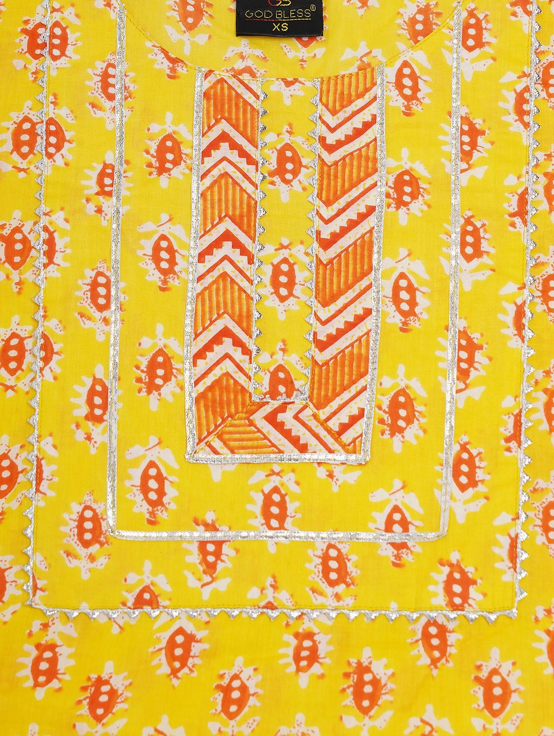 women printed three quarter sleeve straight kurta - 22040911 - Standard Image - 5