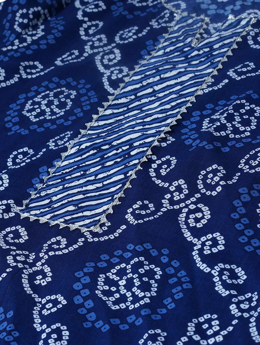 women printed three quarter sleeve straight kurta - 22040917 - Standard Image - 5