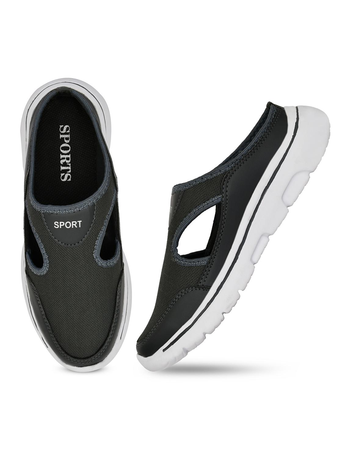 men grey slip on sport shoe - 22040938 - Standard Image - 3