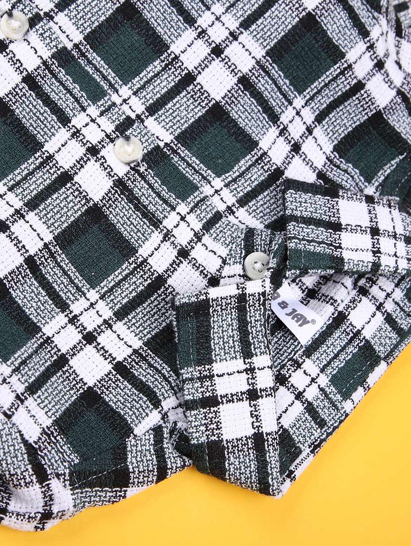 boys checkered long sleeve casual shirt - 22040960 -  Standard Image - 3